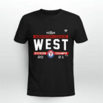 Texas Rangers American League AL West Division Champions 2021 spor 4 T Shirt