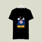 Texas Rangers Snoopy Pumpkin House 2 T Shirt