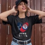 Texas Rangers and Dallas Cowboys Heart Its in my DNA 0 T Shirt