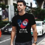 Texas Rangers and Dallas Cowboys Heart Its in my DNA 1 T Shirt