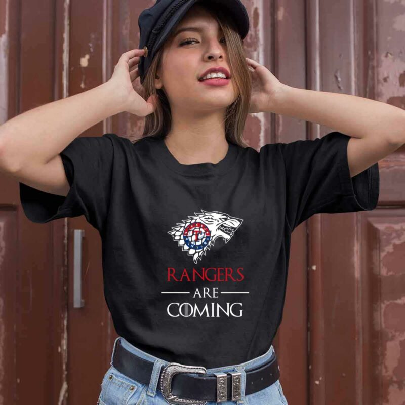 Texas Rangers Stark House Are Coming Funny Game Of Thrones 0 T Shirt