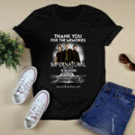Thank You For The Memories Supernatural 2005 2020 15 Seasons 327 Episodes Always Keep Fighting 4 T Shirt