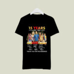 The Big Bang Theory 15 Years 2007 2022 Signature Thank You For The Memories 3 T Shirt