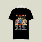 The Big Bang Theory 17 Years 2007 2024 Signature Thank You For The Memories 3 T Shirt