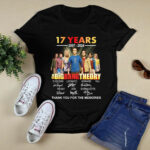 The Big Bang Theory 17 Years 2007 2024 Signature Thank You For The Memories 4 T Shirt