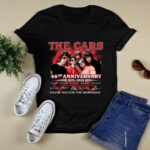 The Cars Rock Band 48th Anniversary 1976 2024 Signature 4 T Shirt