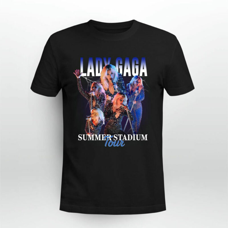 The Chromatica Ball Tour Lady Gaga Merch Front 4 T Shirt
