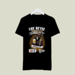 The Devil Whispered To Me Im Coming For You I Whisper Back Bring Miller Lite 3 T Shirt