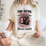 The Devil Whispered To Me Im Coming For You I Whispered Back Bring Coors Light Grim Reaper white 0 T Shirt
