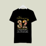 The Golden Girls 32nd Anniversary 1992 2024 Signatures 3 T Shirt