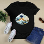 The Great Cookie Eating Wave Off Kanagawa Googly Eyes Ar 4 T Shirt