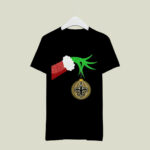 The Grinch Christmas Decoration New Orleans Saints 2 T Shirt