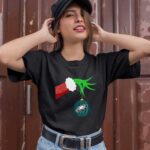 The Grinch Christmas Decoration Philadelphia Eagles 0 T Shirt