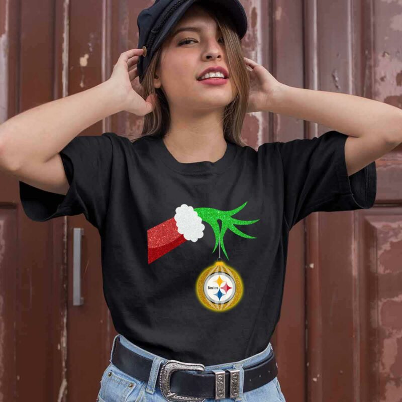 The Grinch Christmas Decoration Pittsburgh Steelers 0 T Shirt