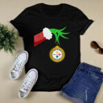 The Grinch Christmas Decoration Pittsburgh Steelers 2 T Shirt