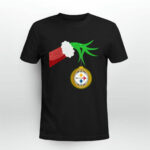 The Grinch Christmas Decoration Pittsburgh Steelers 4 T Shirt
