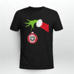 The Grinch Hand Hold University Of Georgia Christmas 0 T Shirt