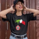 The Grinch Hand Hold University Of Georgia Christmas 3 T Shirt