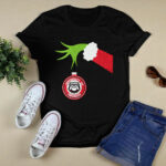 The Grinch Hand Hold University Of Georgia Christmas 4 T Shirt