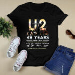 The Joshua Tree U2 48 Years 1976 2024 Signature Thank You For The Memories 3 T Shirt