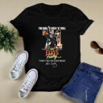 The King Of Rock N Roll 71 Years Of 1953 2024 Elvis Presley Thank You For The Memories 3 T Shirt