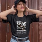 The Kinks 59th Anniversary 1964 2023 Thank You For The Memories 1 T Shirt