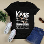 The Kinks 59th Anniversary 1964 2023 Thank You For The Memories 3 T Shirt