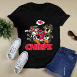 The Looney Tunes Football Team Kansas City Chiefs 3 T Shirt