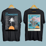 The Lumineers Brightside World Tour 2022 Music Band front 4 T Shirt