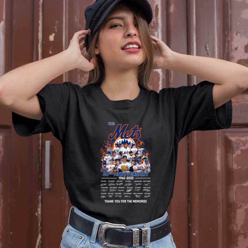 The Mets 60Th Anniversary 1962 2022 Thank You For The Memories 0 T Shirt