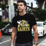 The New Orleans Saints Joe Cool And Woodstock Snoopy Mashup 1 T Shirt