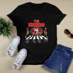 The Niners Football Signatures Abbey Road 4 T Shirt