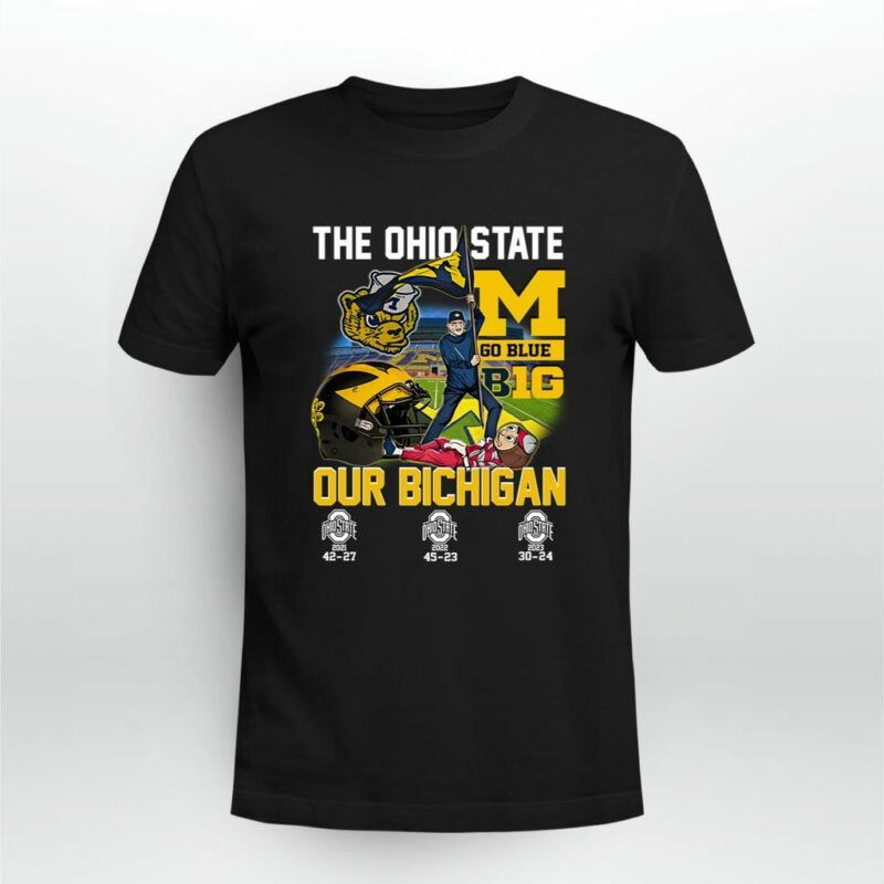 The Ohio State Go Blue B1G Our Bichigan 0 T Shirt