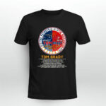 The Patriots The Buccaneers The Goat Tom Brady Signatures 3 T Shirt