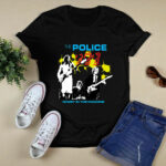 The Police Ghost In The Machine Concert Tour Vintage 1982 front 4 T Shirt