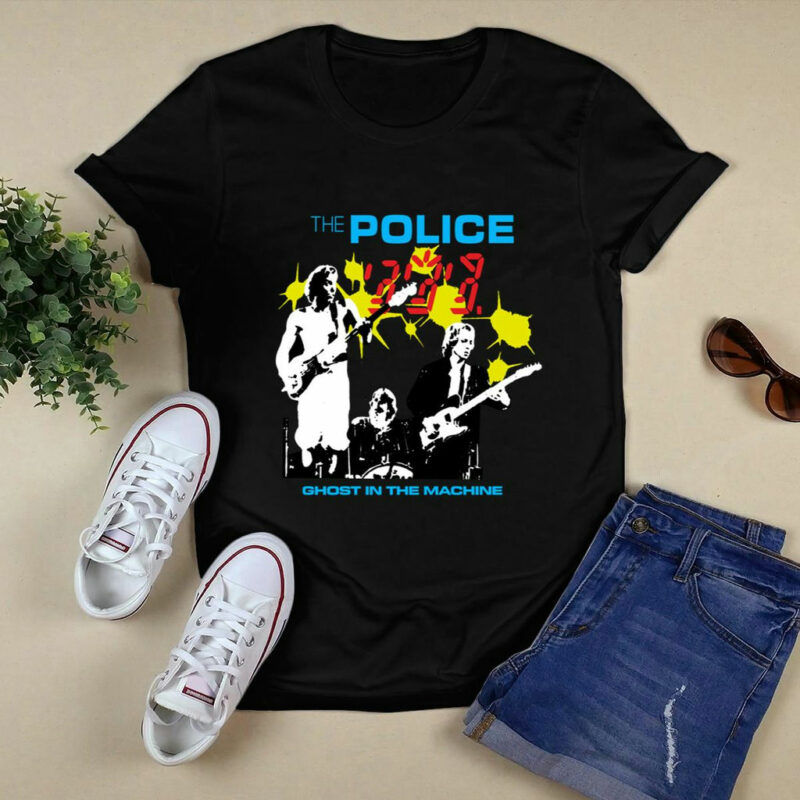 The Police Ghost In The Machine Concert Tour Vintage 1982 Front 4 T Shirt