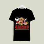 The San Francisco 49ers Joe Cool And Woodstock Snoopy Mashup 4 T Shirt