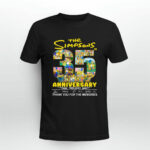 The Simpsons 35th Anniversary 1989 2024 Thank You For The Memories 2 T Shirt 1