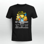 The Simpsons 35th Anniversary 1989 2024 Thank You For The Memories 2 T Shirt