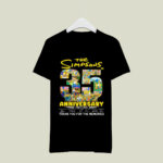 The Simpsons 35th Anniversary 1989 2024 Thank You For The Memories 3 T Shirt 1