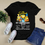 The Simpsons 35th Anniversary 1989 2024 Thank You For The Memories 4 T Shirt