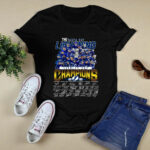 The Tampa Bay Lightning Stanley Cup Champions 2020 Signatures 4 T Shirt