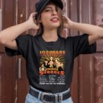 The Three Stooges 102 Years 1920 2024 Signatures Thank You For The Memories 1 1 T Shirt