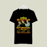 The Three Stooges 102nd anniversary 1922 2024 thank you for the memories signature 2 T Shirt