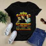 The Three Stooges 102nd anniversary 1922 2024 thank you for the memories signature 4 T Shirt