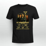 The X File 30th Anniversary 1992 2022 Thank You For The Memories Signatures 3 T Shirt