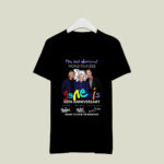 The last domino world tour 2022 Genesis 55th anniversary thank you for the memories signatures 4 T Shirt
