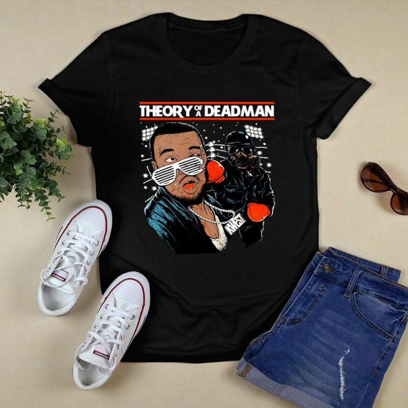 Theory Of A Deadman Hey Kanye Rocks Not Dead Front 4 T Shirt