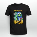 They hate us because they aint us Notre Dame Santa Grinch 0 T Shirt