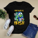 They hate us because they aint us Notre Dame Santa Grinch 4 T Shirt